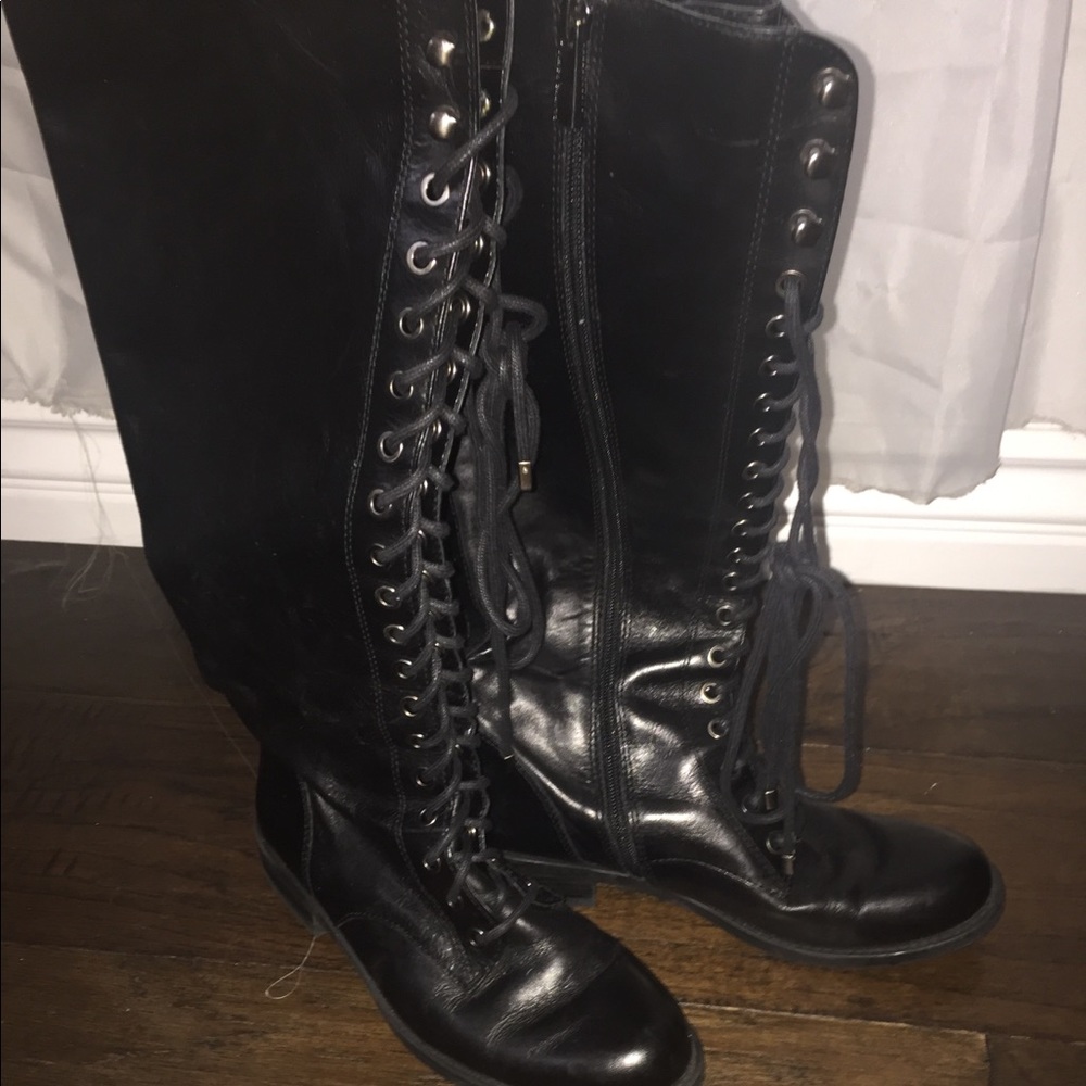 Vince Camuto Black leather boots